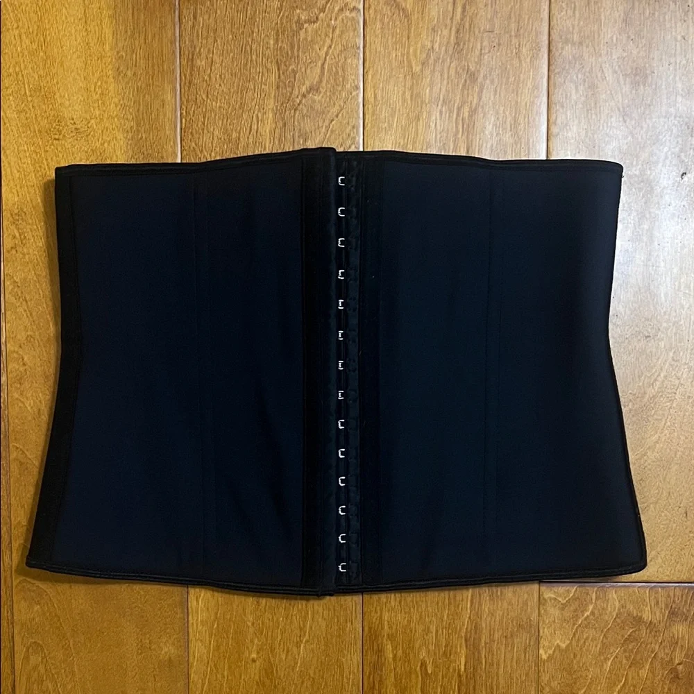 YIANNA Black Corset Size L Whimsigoth Grunge Renaissance Waist Trainer Festival - Picture 2 of 10